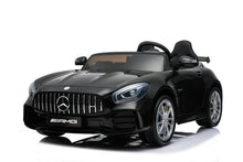 Load image into Gallery viewer, 2023 Mercedes Benz AMG GTR 12V 2 Seater Kids Ride On Car With Remote Control DELUXE MODEL WITH LEATHER SEATS AND RUBBER TIRES