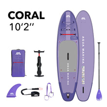 Load image into Gallery viewer, 2023 Aqua Marina Coral ISUP 10&#39;2&quot; PURPLE