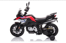Load image into Gallery viewer, 2024 12V BMW F850 Kids Electric Motorbike for Age 3 to 8 RUBBER TIRES!