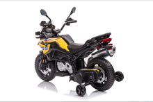 Load image into Gallery viewer, 2024 12V BMW F850 Kids Electric Motorbike for Age 3 to 8 RUBBER TIRES!