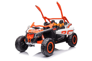 2024 2X24V CAN AM MAVERICK 4X4 2 Seater DELUXE Kids Ride On Car with Remote Control