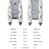 AQUA MARINA AIRCAT INFLATABLE CATAMARAN BOAT