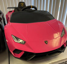 Load image into Gallery viewer, PREORDER 2024 12V Lamborghini Huracan 4X4 DELUXE Kids Electric Ride On Car with Remote Control