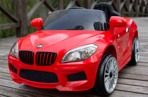 2024 BMW Style 12V Kids Ride On Car with Remote Control with UPGRADED Leather Seat