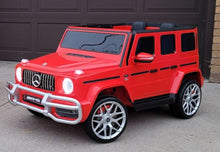Load image into Gallery viewer, 2024 24V Mercedes Benz AMG G63 G Wagon  DELUXE 2 Seater Kids Ride On Car With Remote Control