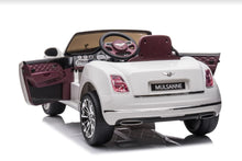 Load image into Gallery viewer, 2023 Bentley Mulsanne 12V Kids Ride On Car with Remote Control DELUXE EDITION