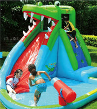 Load image into Gallery viewer, Happy Hop The Crocodile Pool Inflatable