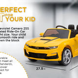 Chevy Camaro 12V DELUXE Kids Ride On Car with Remote Control
