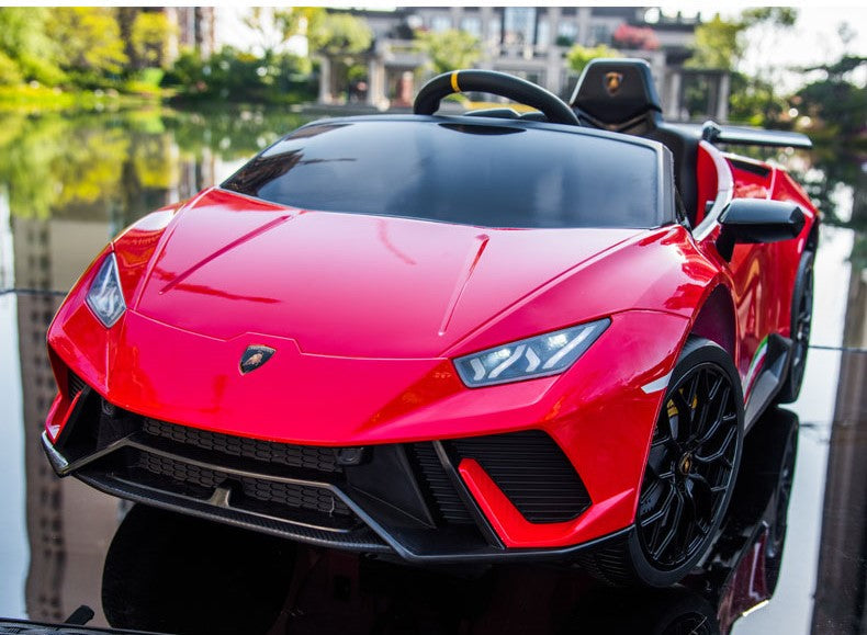 2026 12V Lamborghini Huracan DELUXE Kids Electric Ride On Car with