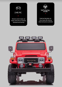 2024 24V Toyota FJ-40 2 Seater Kids Ride On Car with Remote Control DELUXE