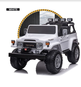 PREORDER 2024 24V Toyota FJ-40 2 Seater Kids Ride On Car with Remote Control DELUXE