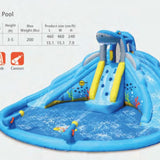 Happy Hop Shark Pool Water Slide - Bouncy Castle