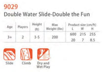 Load image into Gallery viewer, Happy Hop Double Water Slide Inflatable