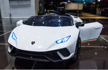 Load image into Gallery viewer, 2024 12V Lamborghini Huracan 4X4 DELUXE Kids Electric Ride On Car with Remote Control